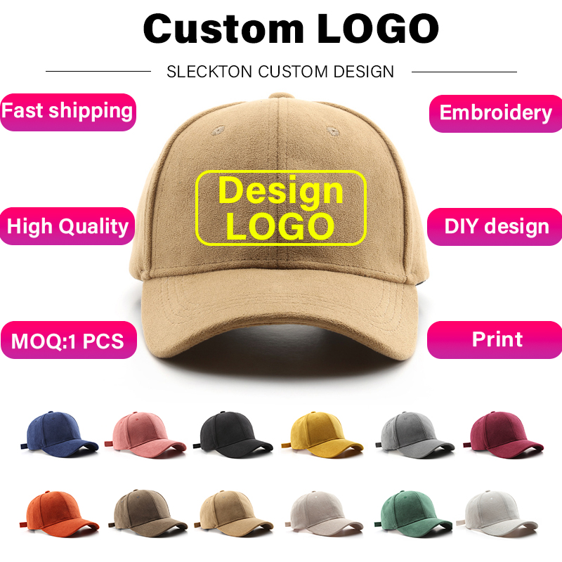 Embroidery Design Logo - SLECKTON DIY niestandardowe haftowane czapki modne