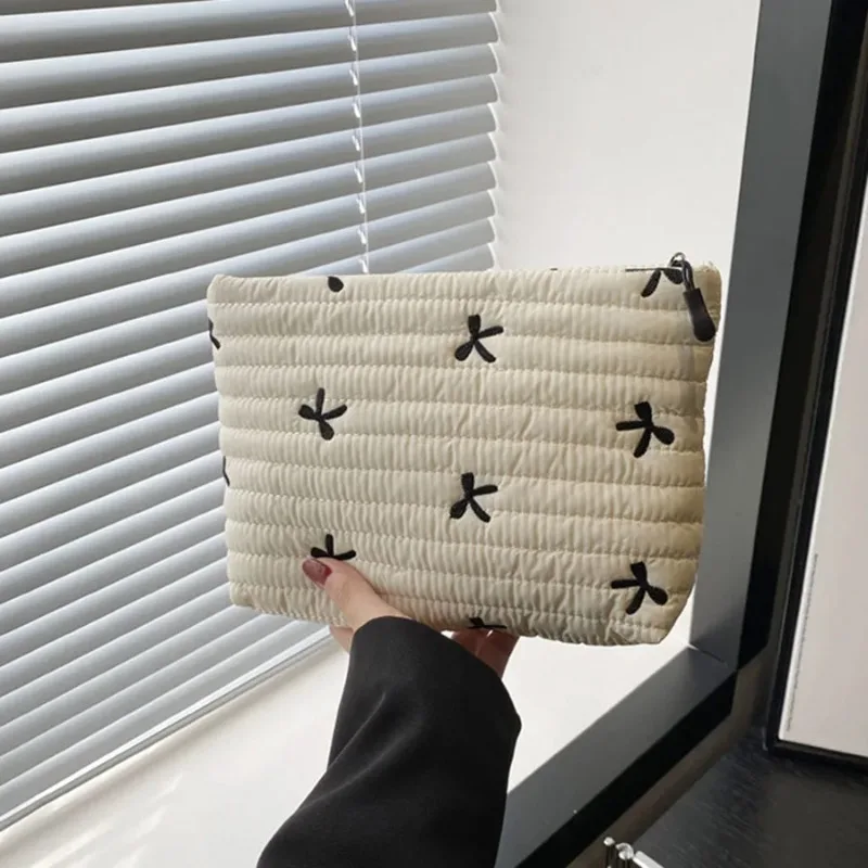 Embroidery Bag - Urocza kosmetyczka z zamkiem błyskawicznym, duża
