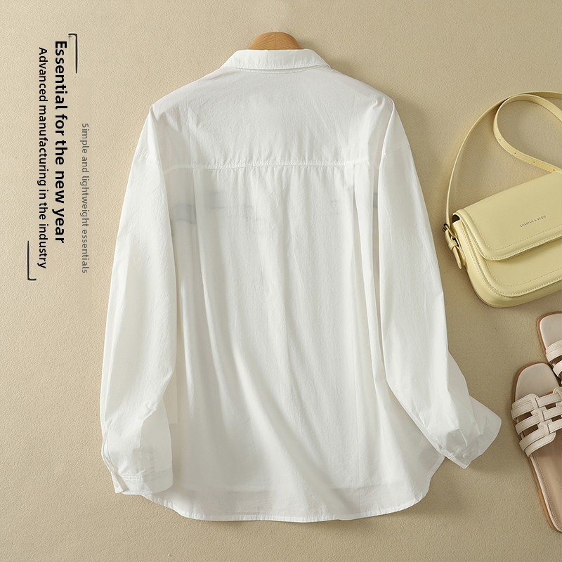 Elegancka, geometryczna koszul – Embroidery Cotton Shirt recenzja i cena