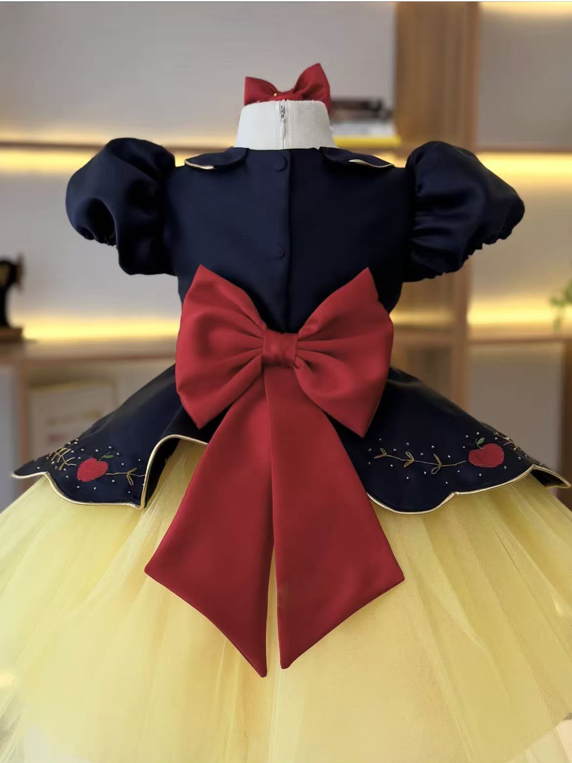 Letnia sukienka dla dziewczynk – Embroidery Yellow Dress recenzja i cena