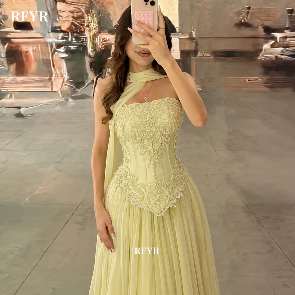 Żółta sukienka na bal, model R – Embroidery Yellow Dress recenzja i cena