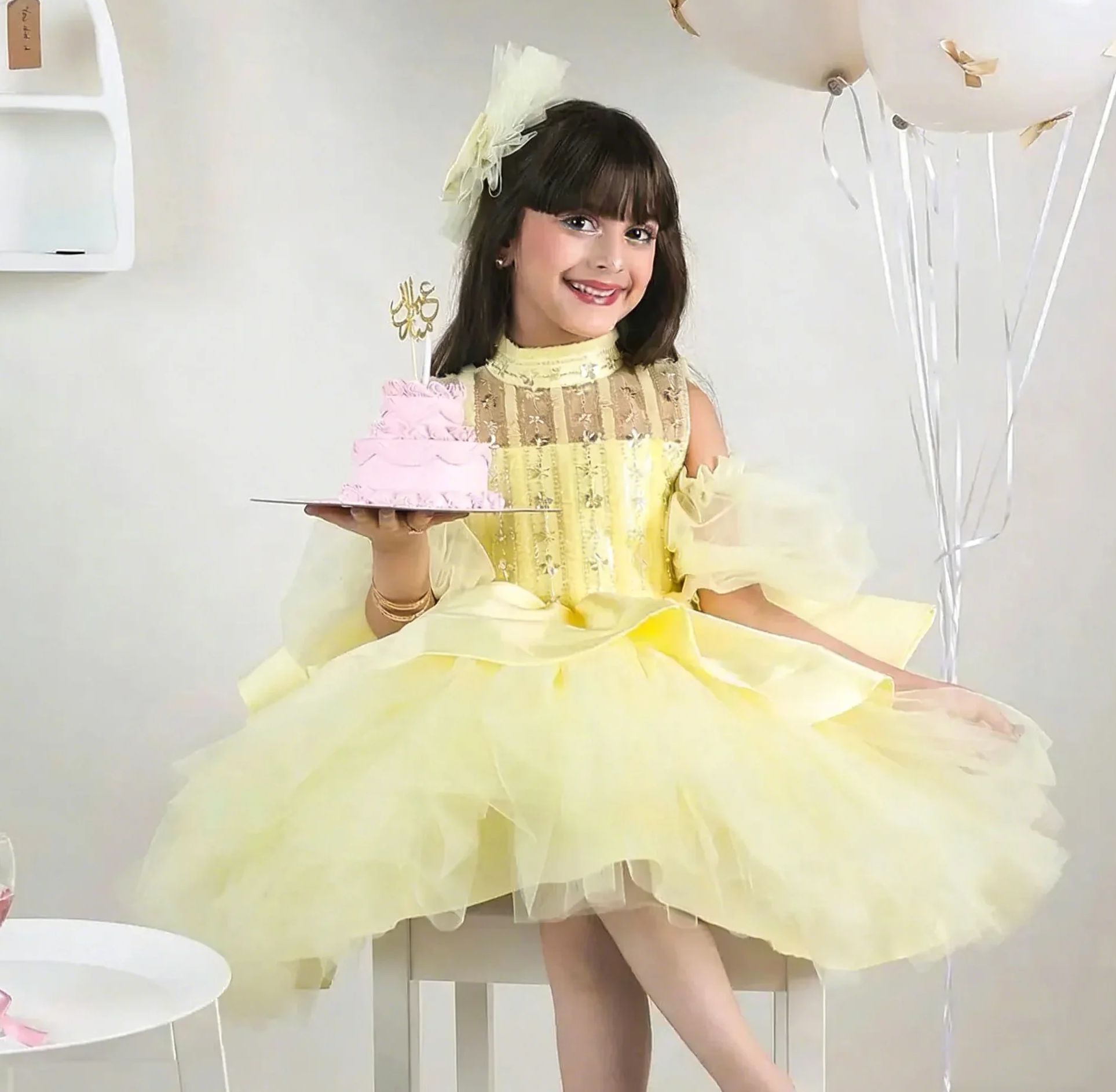 Żółte sukienki dla dziewczynek – Embroidery Yellow Dress recenzja i cena