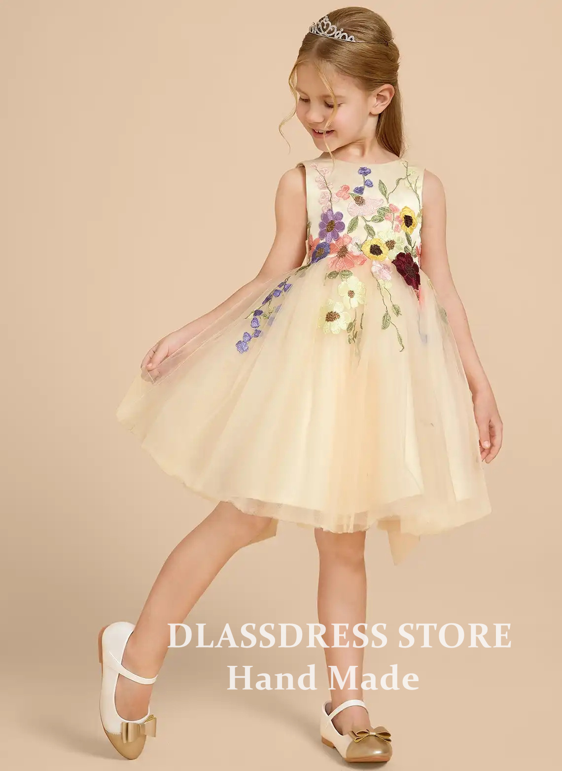 Sukienki dla dziewczynek z żół – Embroidery Yellow Dress recenzja i cena